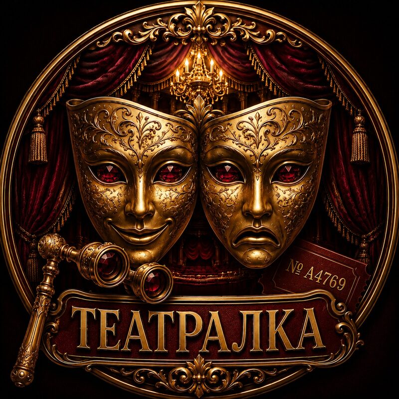 Аватар канала «Театралка» — золотые театральные маски